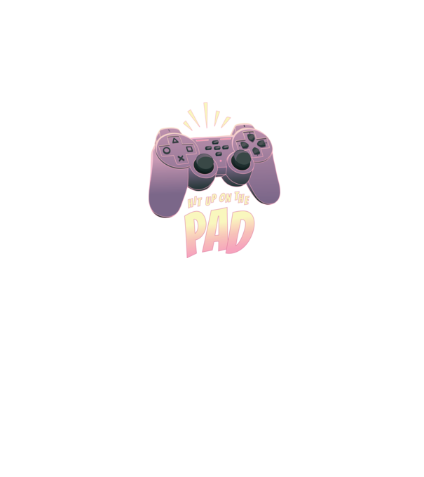 Gamer Controler model negru pe tricou
