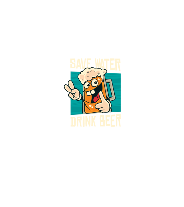 Save water, drink beer tricou amuzant bere model negru pe tricou