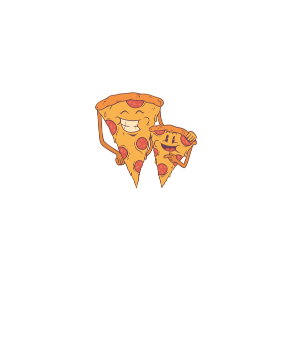 Familie Pizza model albastru deschis pe tricou
