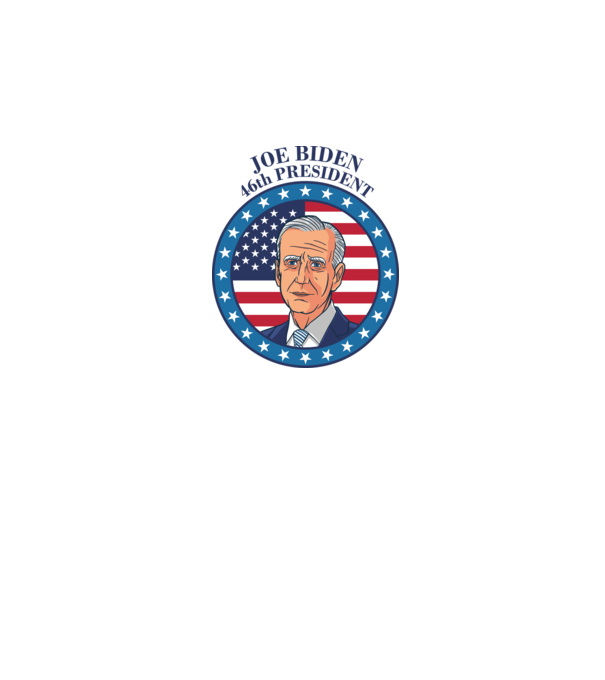 Joe Biden cel de-al 46-lea președinte al SUA model alb pe tricou