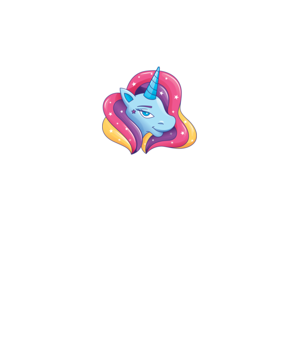 Cap de unicorn model roz pe tricou
