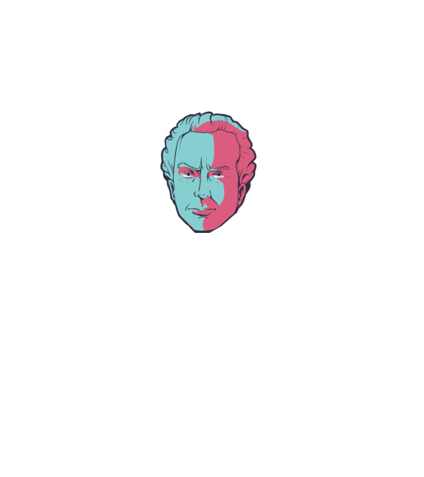 Immanuel Kant model gri pe tricou