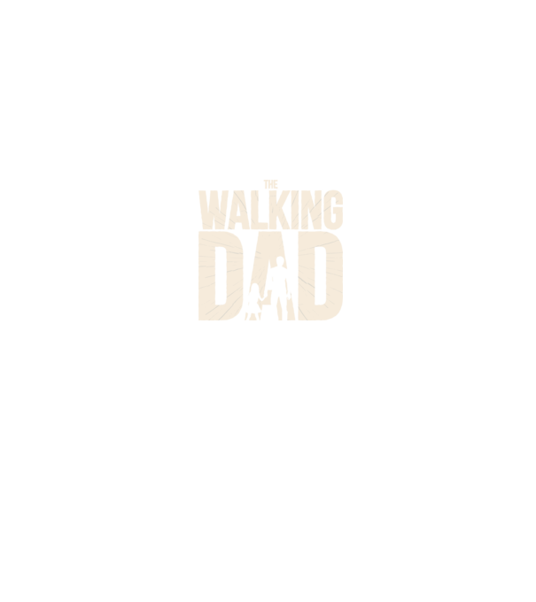 The Walking Dad model negru pe tricou
