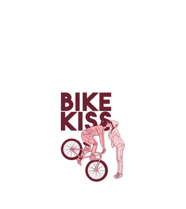 Pupici cu bicicletă model nisipiu pe tricou