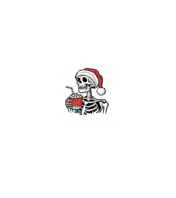 Dead inside, but it's christmas Negru model negru pe tricou