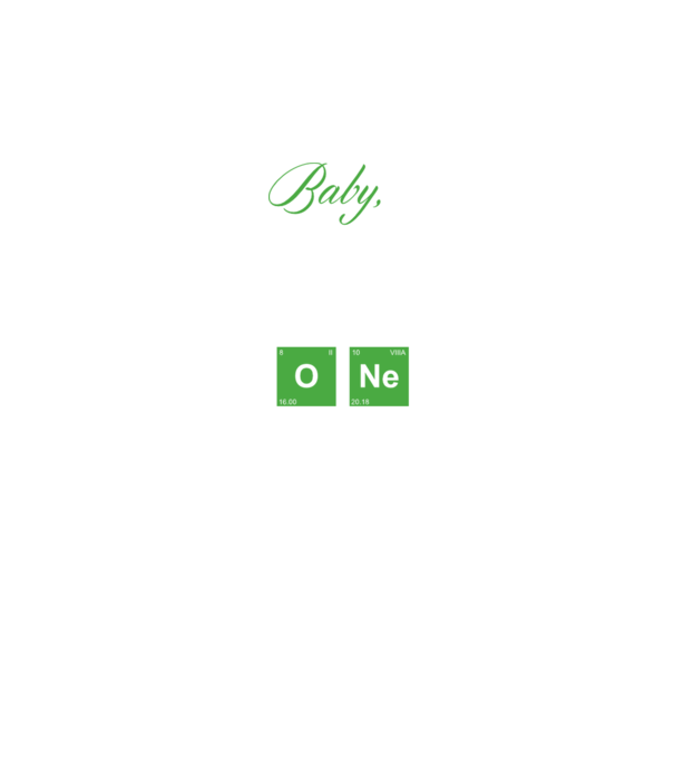 Baby you are the one model negru pe tricou