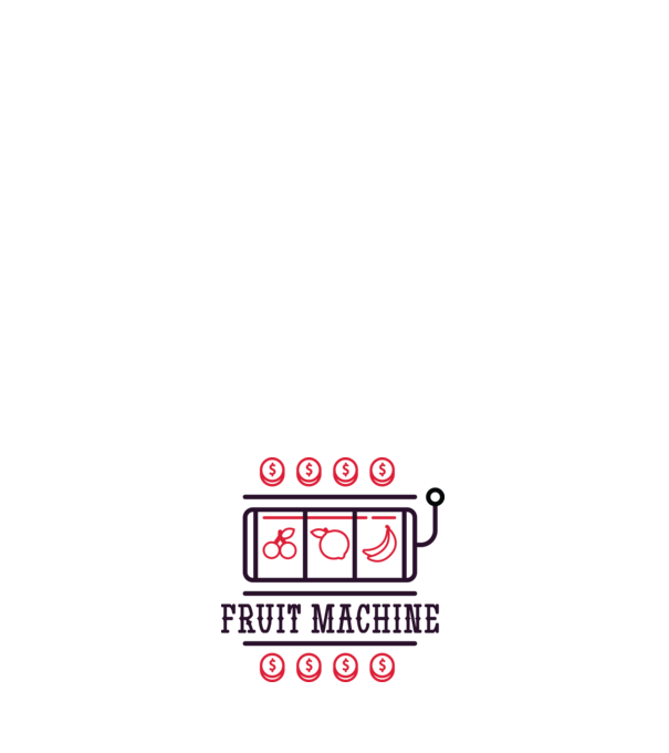 Fruit Machine Slot Machine model negru pe tricou