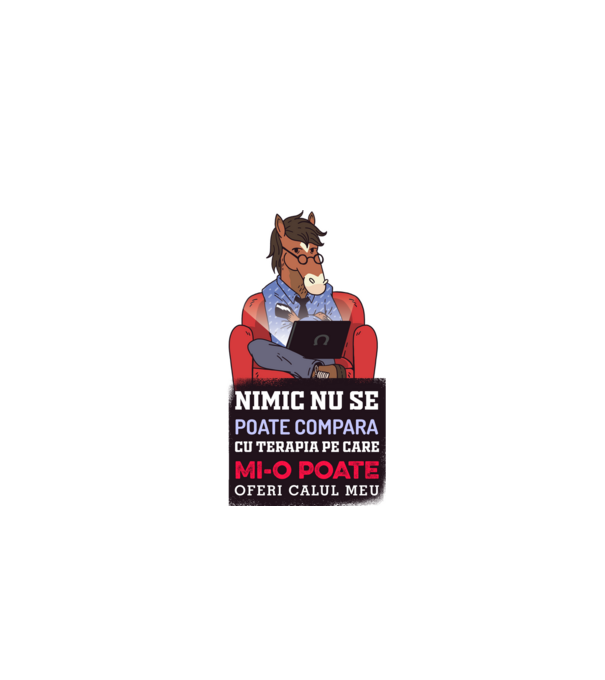 nimic nu se poate compara cu terapia pe care mi-o poate oferi calul meu model gri pe tricou