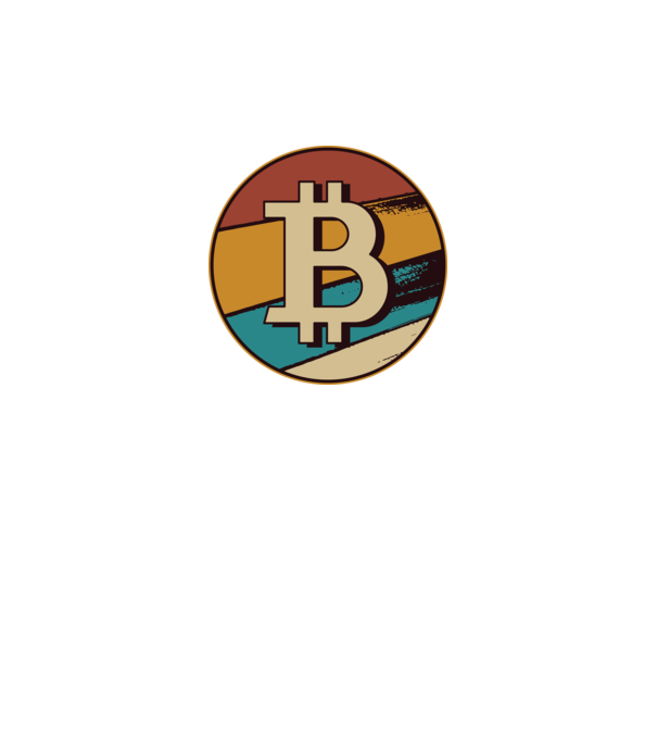 Bitcoin retro model negru pe tricou