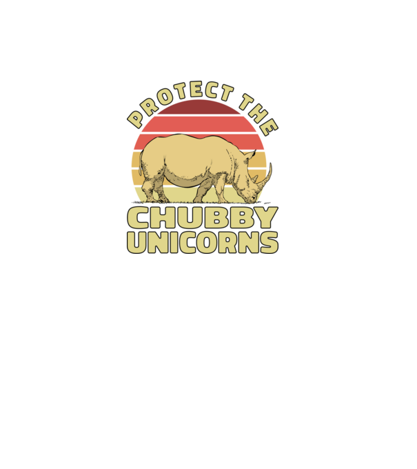 Protejați Unicornii - Rinocerii plinuți model negru pe tricou