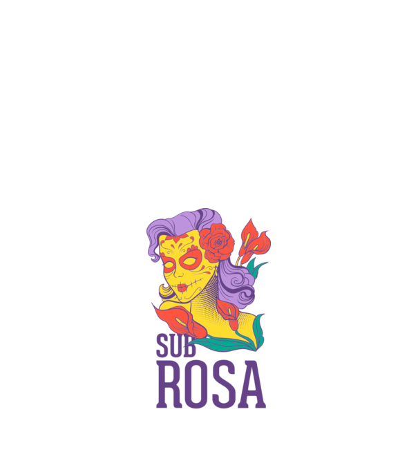 Sub Rosa model nisipiu pe tricou