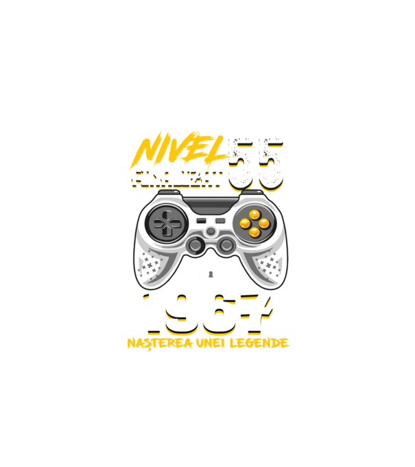 Nivel 55 finalizat. 1967 nașterea unei legende model negru pe tricou