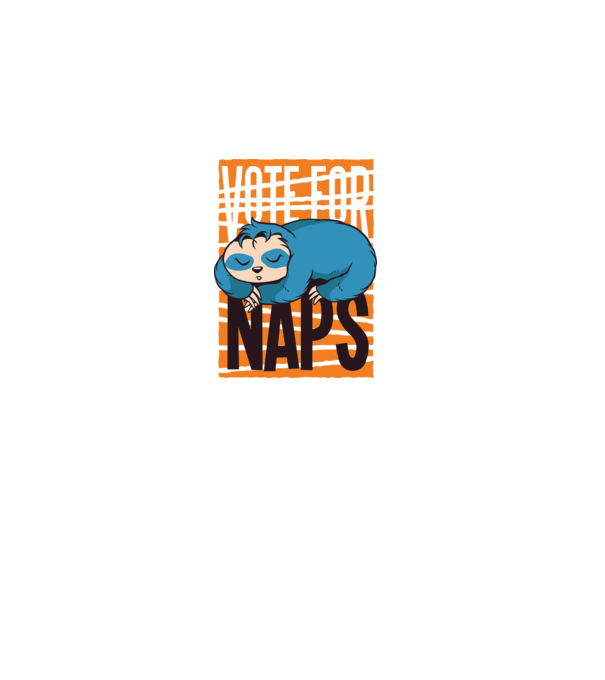 Votez pentru relaxare Leneș model negru pe tricou