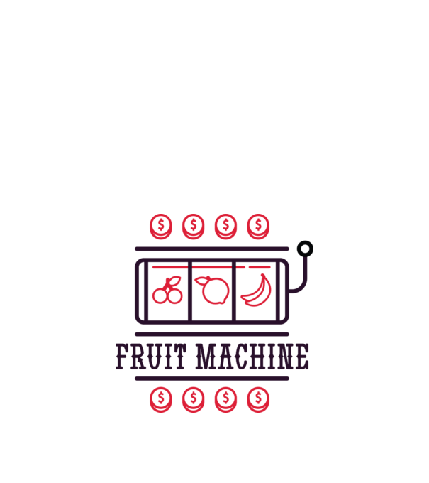 Fruit Machine Slot Machine model alb pe tricou