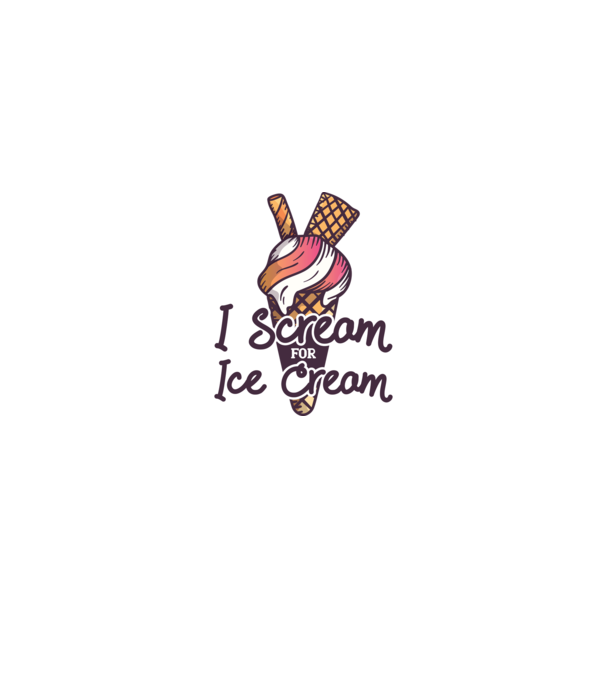 I Scream for Ice Cream model turcoaz pe tricou