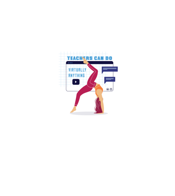 Fitness virtual model albastru jeanși pe tricou