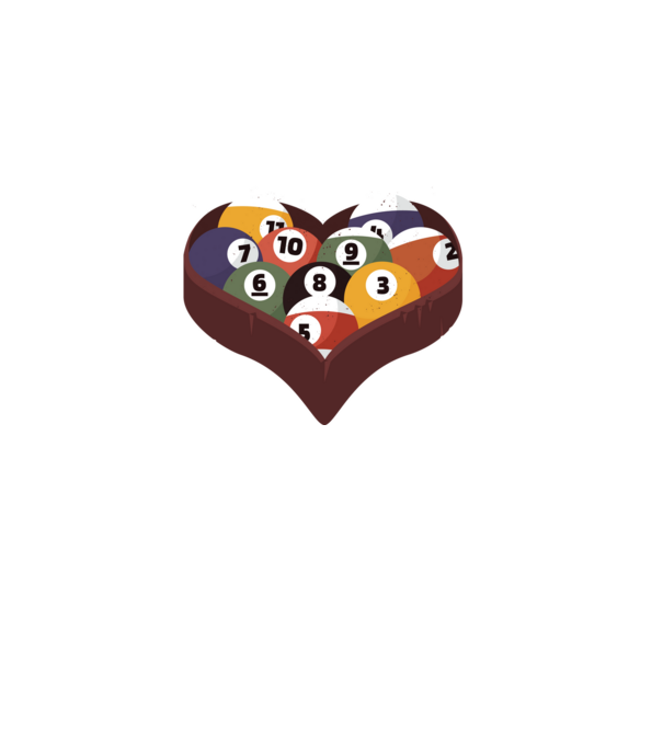 I break hearts - Biliard model turcoaz pe tricou
