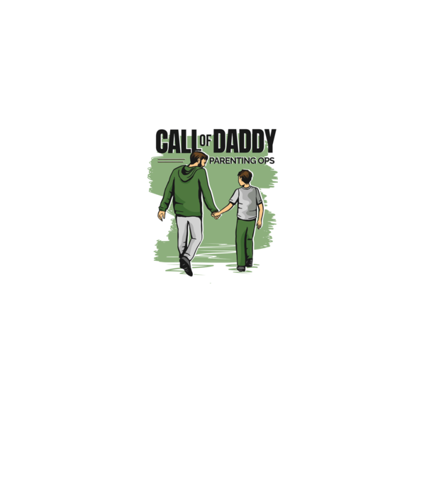 Call of Daddy - Pentru tata model gri pe tricou