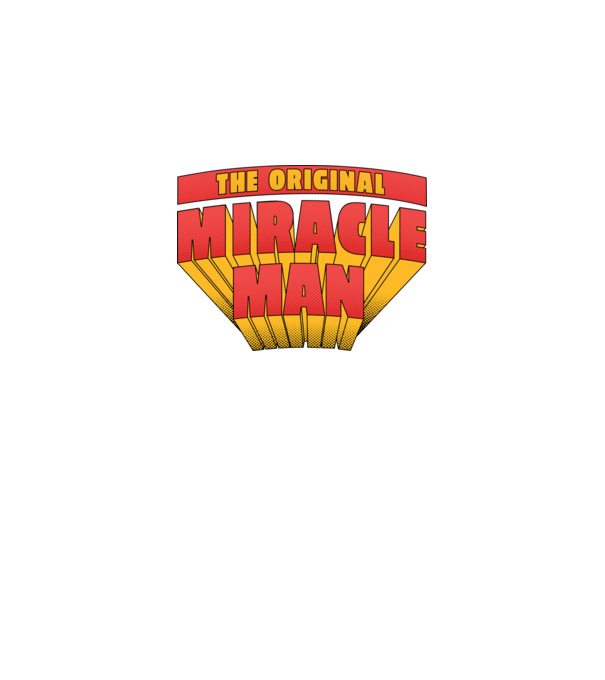 The Original Miracle Man model negru pe tricou