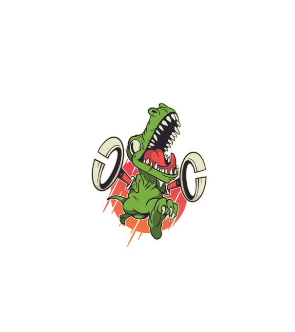 Dinozaur T-rex model gri pe tricou