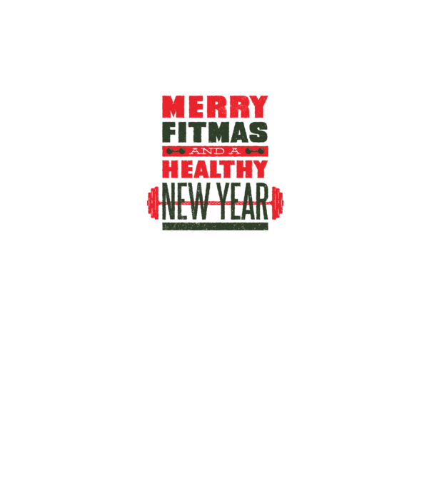 Merry Fitmas and a Healthy New Year tricou amuzant antrenament model gri pe tricou