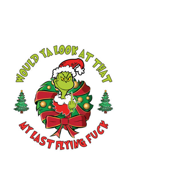 Would ya look at that - Grinch model negru pe tricou
