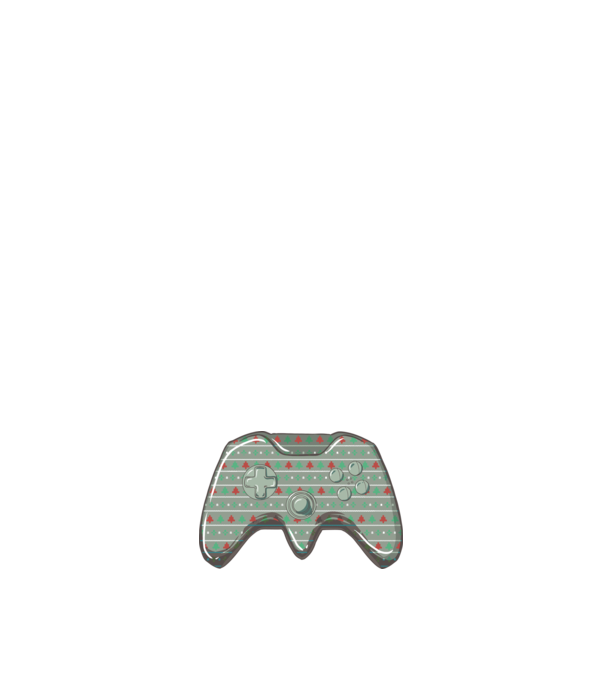 Controler Gamer Crăciun model negru pe tricou