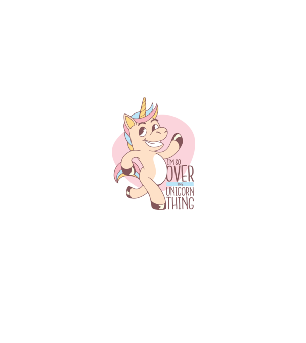 Am trecut de mult peste perioada de Unicorn model roz deschis pe tricou
