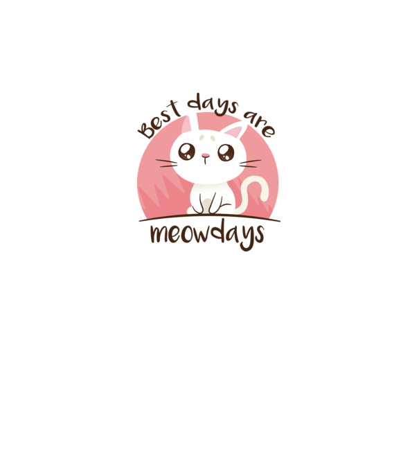 Best days are Meowdays model gri pe tricou
