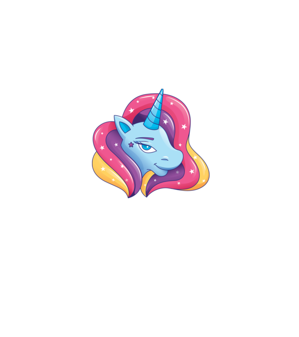 Cap de unicorn model gri pe tricou