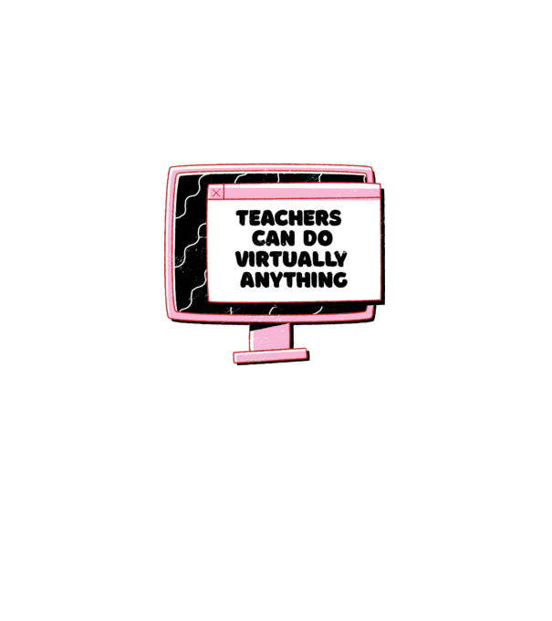 Home Office Pentru profesori model gri pe tricou
