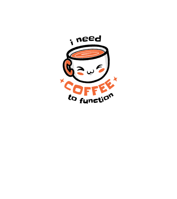 Am nevoie de cafea model alb pe tricou