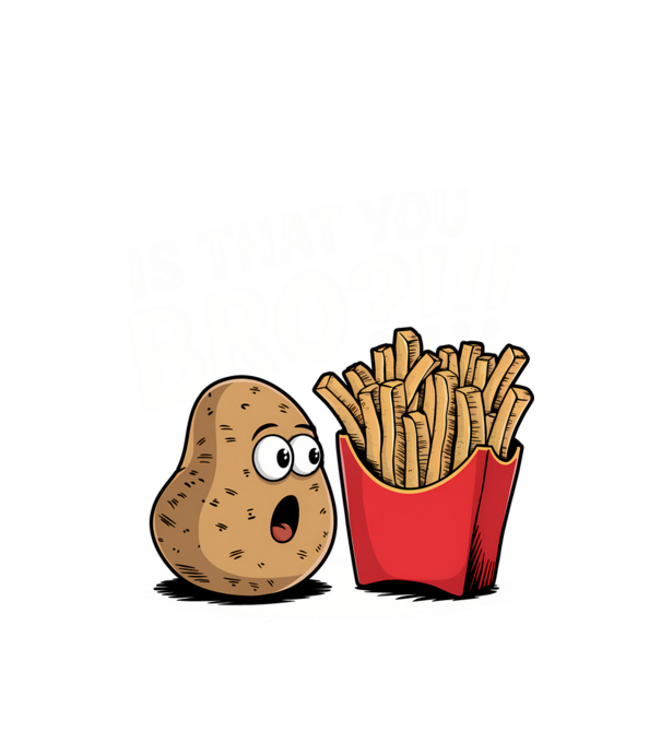 Is that you BRO?!! Negru model alb pe tricou