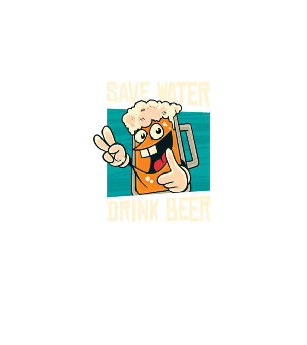 Save water, drink beer tricou amuzant bere model negru pe tricou
