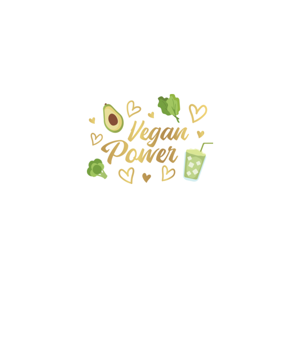 Vegan Power tricou vegan model verde pe tricou