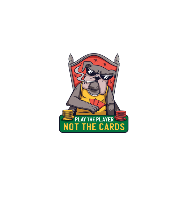 Bulldog Poker model negru pe tricou