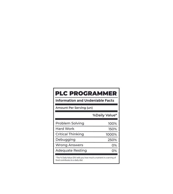 Programator PLC model albastru închis pe tricou