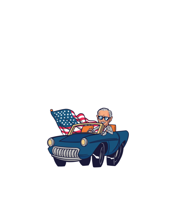 'Ridin'' with Biden - SUA 2020 alegeri' model nisipiu pe tricou
