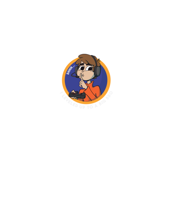 Gamer Frate mai mare model gri pe tricou