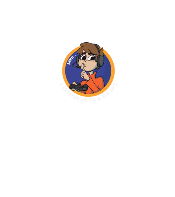 Gamer Frate mai mare model albastru închis pe tricou
