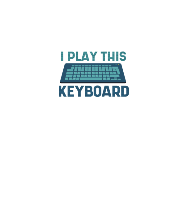 Tastatura Gamer model alb pe tricou