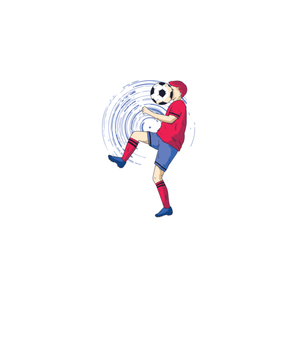 Fotbalist model albastru deschis pe tricou