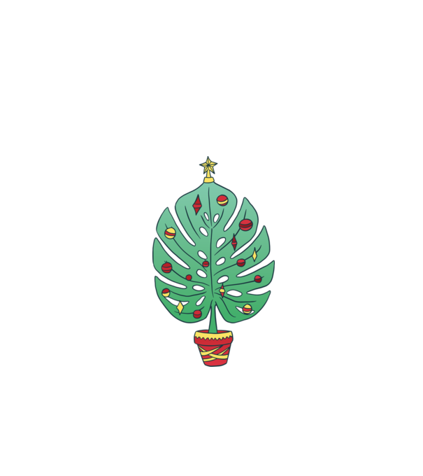 Palmier de Crăciun model verde de măr pe tricou