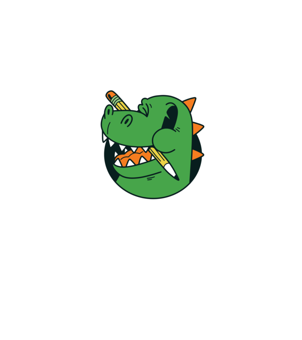 Elev Dinozaur drăguț model gri pe tricou