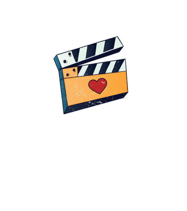 Cinema Film model gri pe tricou