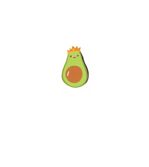 Avocado Queen Regina Avocado model albastru jeanși pe tricou