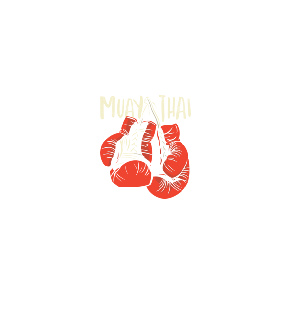 Muay Thai model negru pe tricou