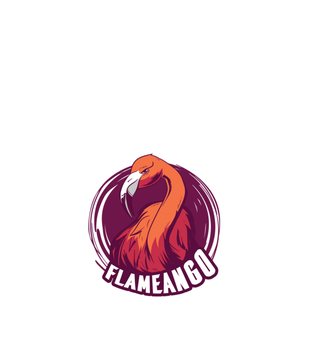 Flamingo model nisipiu pe tricou