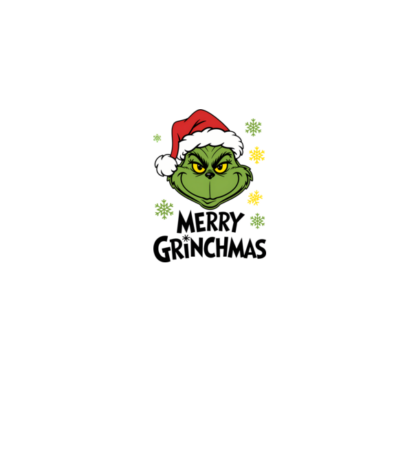 Merry Grinchmas Alb model alb pe tricou