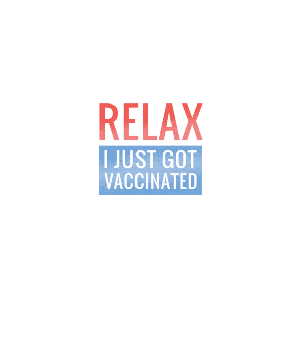 Fii calm, sunt vaccinat model negru pe tricou